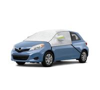 Parabrezza Wrap Cover Sostituzione per Toyota Yaris, Copertura Avvolgente per Parabrezza Anteriore, Telone di Protezione Parabrezza Contro Neve Gelo, Pellicola di Alluminio Argentata