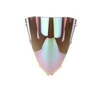 Parabrezza zanzariera Deflettore antivento Per Ninja ZZR1400 ZZR 1400 ZZR-1400 ZZ R1400 2006-2017 Parabrezza Moto Visiera Parabrezza A Doppia Bolla Deflettore Per Carenatura Parabrezza universale pe