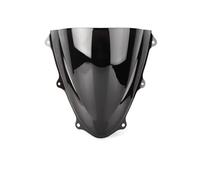 Parabrezza zanzariera Deflettore antivento Per Suzuki GSX-R 600 GSXR 600 GSXR600 GSX-R600 K11 2011-2018 Parabrezza A Doppia Bolla Per Moto Deflettore Per Carenatura Parabrezza universale per moto(Blac