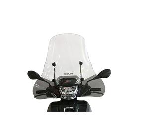 PARABREZZA2 ALTO FACO ASTE CROMATE + KIT ATTACHI PIAGGIO MEDLEY 125/150 MY20 20