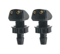 Parabrezzas Spruzzatore Compatibile Con Maggior Parte Modelli Auto ABS Doppi Fori Lavavetri Tergicristallo Ugello Spruzzatore Acqua Getti Spruzzatori(2PCS)