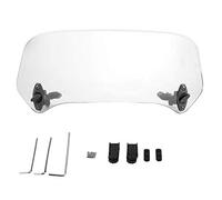 Parabrisas Madezz - Deflettore Aria Parabrezza Universale Modificato Per Moto Parabrezza(Trasparente) Adatto Per Cupolino Moto Universali