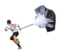 Paracadute da Corsa,Paracadute a Velocità 56 Pollici Paracadute Sportivo Paracadute da Allenamento di Velocità con Paracadute con Cinghia Regolabile Scivolo da Corsa per Stamina Forza Calcio Foratura