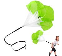 Paracadute da corsa, paracadute per allenamento di velocità, paracadute portatile da 59 pollici per allenamento di velocità, fasce per esercizi di trascinamento da basket, ombrello per c