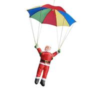 Paracadute di Natale - Pendente di Babbo Natale carino volare Babbo Natale - Pendente per bambola di Babbo Natale, decorazione dell'albero di Natale, ornamenti di Babbo Natale per centri commerciali