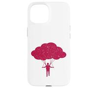 Paracadute Nube Skydive Freefall Estetica Custodia per iPhone 15