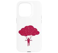 Paracadute Nube Skydive Freefall Estetica Custodia per iPhone 15 Pro