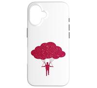 Paracadute Nube Skydive Freefall Estetica Custodia per iPhone 16