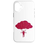 Paracadute Nube Skydive Freefall Estetica Custodia per iPhone 16 Plus