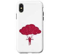 Paracadute Nube Skydive Freefall Estetica Custodia per iPhone X/XS