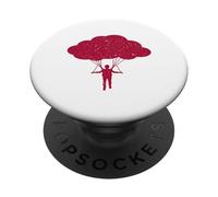 Paracadute Nube Skydive Freefall Estetica PopSockets PopGrip Adesivo