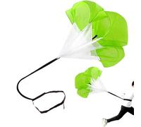 Paracadute per allenamento di velocità, paracadute da corsa,Paracadute da corsa portatile da 59 pollici per l'allenamento di velocità - Ombrello con fasce per esercizi di pallacanestro per correre Spr