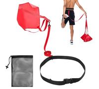 Paracadute per nuoto: imbracatura per l'acqua, paracadute per nuoto a trazione, dispositivo di resistenza regolabile, accessorio per condizionamento atletico | per allenamenti agonistici in p