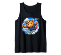 Paracadutismo Carino Coraggioso Teddy Bear Adventure Forme Mania Canotta