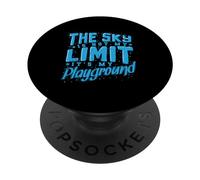 Paracadutismo Il cielo non è il mio limite PopSockets PopGrip Adesivo