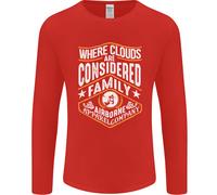 Paracadutismo Nuvole Sono Famiglia Paracadutismo Uomo Maniche