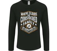 Paracadutismo Nuvole Sono Famiglia Paracadutismo Uomo Maniche