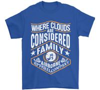 Paracadutismo Nuvole Sono Famiglia Paracadutismo Uomo T-Shirt 100% Cotone