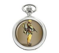 Paracadutista Arnhem 1944 Illustrazione Orologio da Tasca