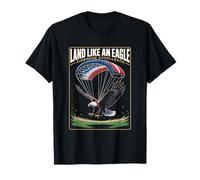 Paracadutista Eagle Heritage Military Veteran Patriot Pride Maglietta