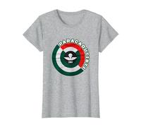 Paracadutisti Folgore Design 4 Maglietta, Donna, Grigio Melange, S