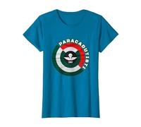 Paracadutisti Folgore Design 4 Maglietta, Donna, Zaffiro, 3XL