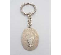 Paracadutisti : Portachiavi in Argento 925 con il simbolo dei Parà - Brevetto