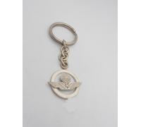 Paracadutisti : Portachiavi in Argento 925 con il simbolo dei Parà - Brevetto