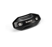 PARACALORE ACCIAIO INOX NERO AKRAPOVIC PER TRIUMPH TRIDENT / TIGER SPORT / DAYTO