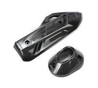 Paracalore Scarico Moto Adatto per Honda PCX160 PCX 160 2025 Copertura del Tubo di Scarico per Moto Protezione della Coda Accessori Copri-marmitta per Moto(A Set)