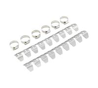 Paracalore Scarico Moto Protezione per collettore di Scarico Anteriore per Moto, Adatta per Honda XR 250R 400R 600R. Copri-marmitta per Moto(A)