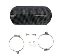 Paracalore Scarico Moto Protezione Universale per Tubo di Scarico per Moto, Protezione Termica, Anti-scottatura Copri-marmitta per Moto