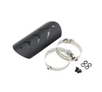 Paracalore Scarico Moto Protezione Universale per Tubo di Scarico per Moto, Protezione Termica, Copertura antiscottatura Adatta per S1000RR Copri-marmitta per Moto(B)