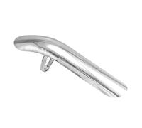 Paracalore Scarico Moto Scudo Termico per Tubo di Scarico retrò modificato per Moto, Adatto per Harley Cruiser Copri-marmitta per Moto(Slivery)