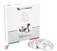 PARACAPEZZOLI IN ARGENTO COVERBASICS SILVER CUPS UNI 2 PEZZI