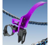 Paracatena in alluminio per 1x MTB con cursore superiore e protezione catena inferiore per mantenere la posizione della catena durante le salite e le discese aggressive (morsetto 31,8 mm)