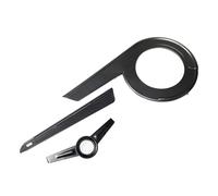 Paracatena per Bicicletta, Copertura Protettiva per 40-42 Denti Guarnitura Protezione per Ciclismo Portatile Paracatena Universale, Nero