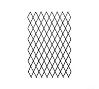 Paracenere per camino, resistente, per camino, caminetto, bruciatore a legna, copertura sicura per parascintille in metallo (24 x 40 cm)