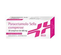 Paracetamolo Sella 500mg Antipiretico e Analgesico, 30 Compresse