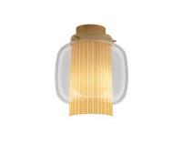 Parachilna Manila C PE Plafoniera Ottone/Trasparente