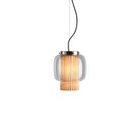 Parachilna Manila T PE Lampadario Ottone/Trasparente