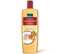 Parachute Advansed Olio di cocco arricchito con mandorle con vitamina E, 300 ml, nutre e ammorbidisce i capelli, aiuta a controllare la caduta dei capelli, aiuta a promuovere la crescita dei capelli,
