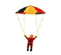 Parachute Babbo Natale Luci a corda - Set di luci decorative di Natale impermeabile con 8 modalità, illuminazione fata festosa per alberi, cortile, finestra, balcone, patio, portico, giardino, festa i