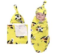 Paracity - Coperta per neonato con doudoudou, morbida ed elastica, adatta per bambini e bambine da 0 a 3 mesi