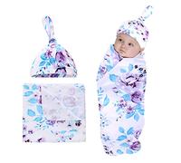 Paracity - Coperta per neonato con doudoudou, morbida ed elastica, adatta per bambini e bambine da 0 a 3 mesi