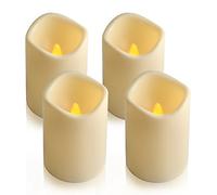 Paracity di alta qualità per interni/esterni senza fiamma pile di plastica pilastro candela LED con 4 e 8 ore timer