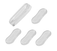 Paracolpi Adesivi per Coperchio Wc in Silicone, 5 Pezzi | Presa Salda, Installazione Semplice, Protezione del Coperchio, per Sedile Bagno, Trasparente