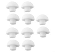 Paracolpi bianchi per sedile del WC, 10 pezzi, cuscinetti imbottiti, adatti per tappo del coperchio, piedini di riduzione del rumore, kit di ricambio per bagno (10 pezzi)