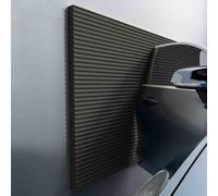 Paracolpi di sicurezza autoadesivi in schiuma, Protezione for bordi in schiuma for pareti da garage, protezioni for mobili, imbottitura for tavoli, scale, parcheggi, magazzini(Black,5m/16.4ft)