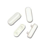 PARACOLPI H 10 mm. 4 Pz. COPRIVASO SEDILE WC GOMMINI COPRIWATER LEGNO POLIESTERE